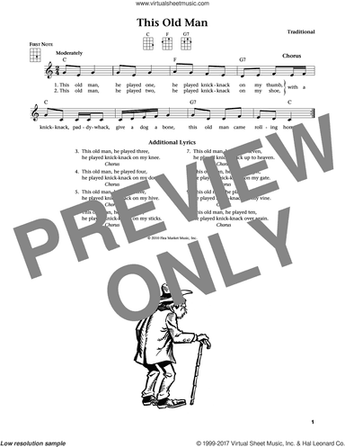 This Old Man (from The Daily Ukulele) (arr. Liz and Jim Beloff)