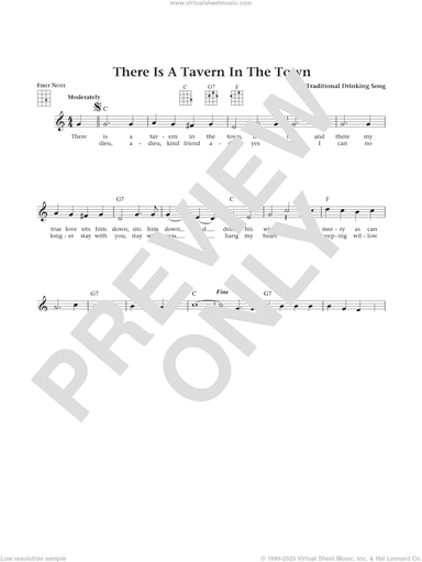 There Is A Tavern In The Town (from The Daily Ukulele) (arr. Liz and Jim Beloff)