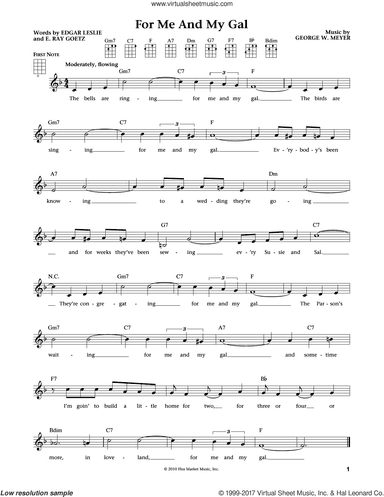 For Me And My Gal (from The Daily Ukulele) (arr. Liz and Jim Beloff)
