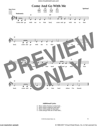 Come And Go With Me (from The Daily Ukulele) (arr. Liz and Jim Beloff)