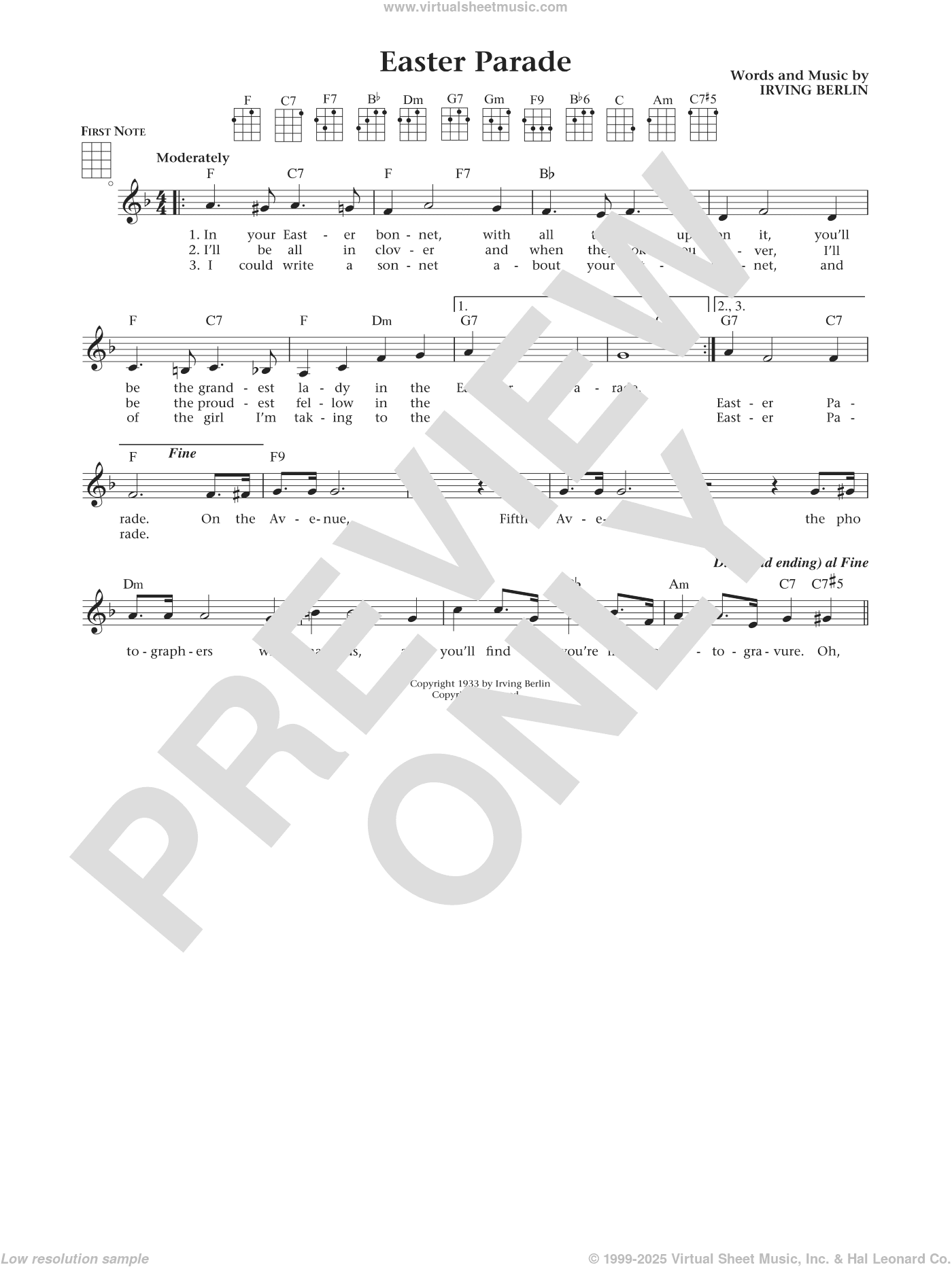 Easter Parade (from The Daily Ukulele) (arr. Liz and Jim Beloff)