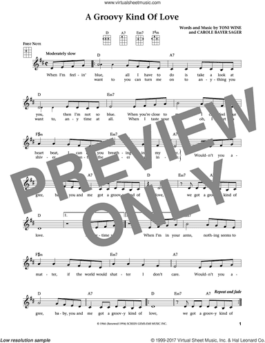 A Groovy Kind Of Love (from The Daily Ukulele) (arr. Liz and Jim Beloff)