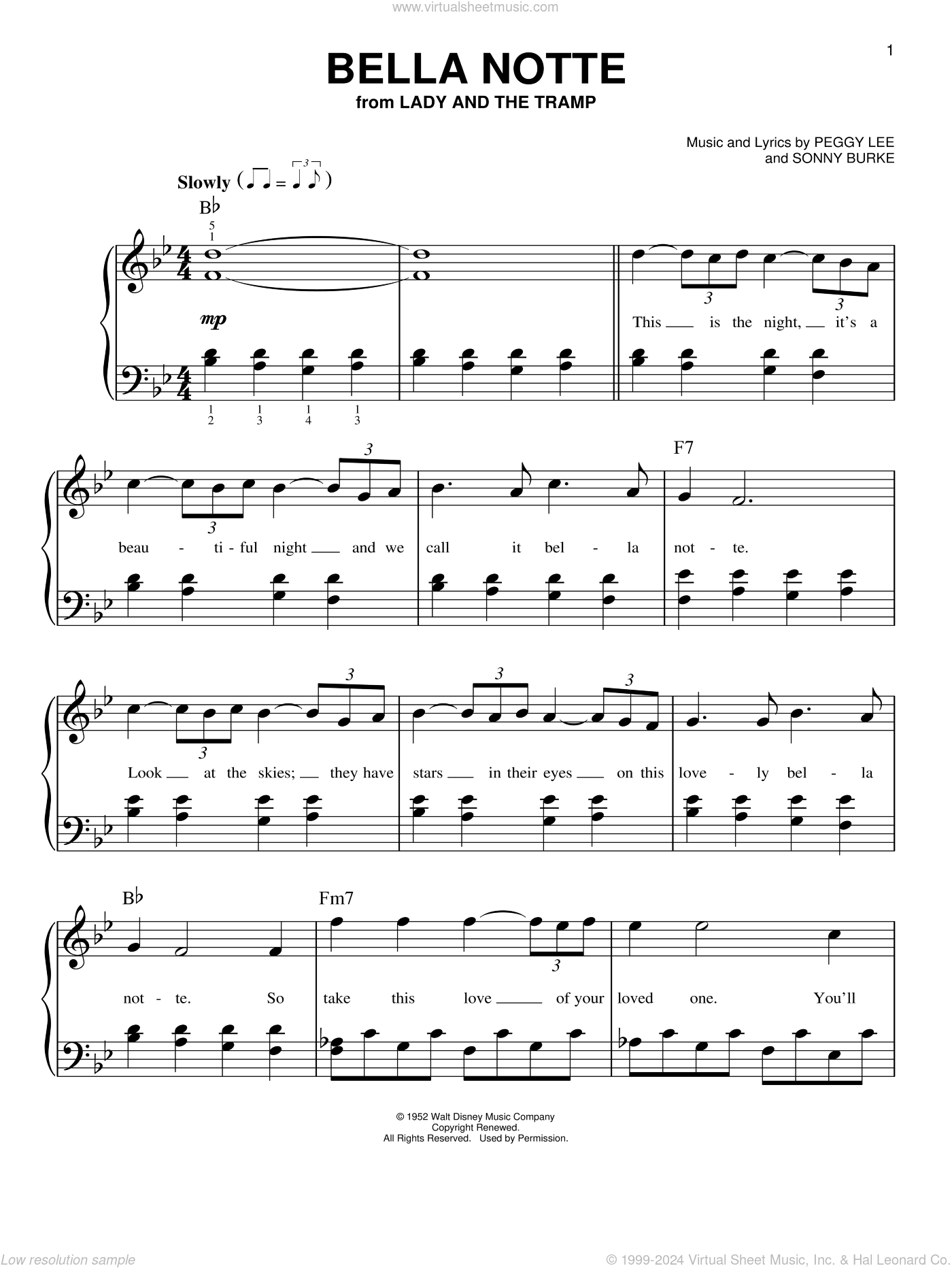 Bella Notte (This Is The Night) (from Lady And The Tramp)