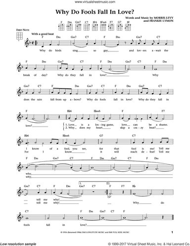 Why Do Fools Fall In Love (from The Daily Ukulele) (arr. Liz and Jim Beloff)
