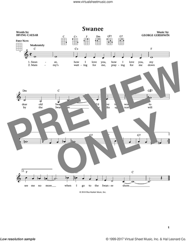 Swanee (from The Daily Ukulele) (arr. Liz and Jim Beloff)