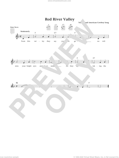 The Red River Valley (from The Daily Ukulele) (arr. Liz and Jim Beloff)