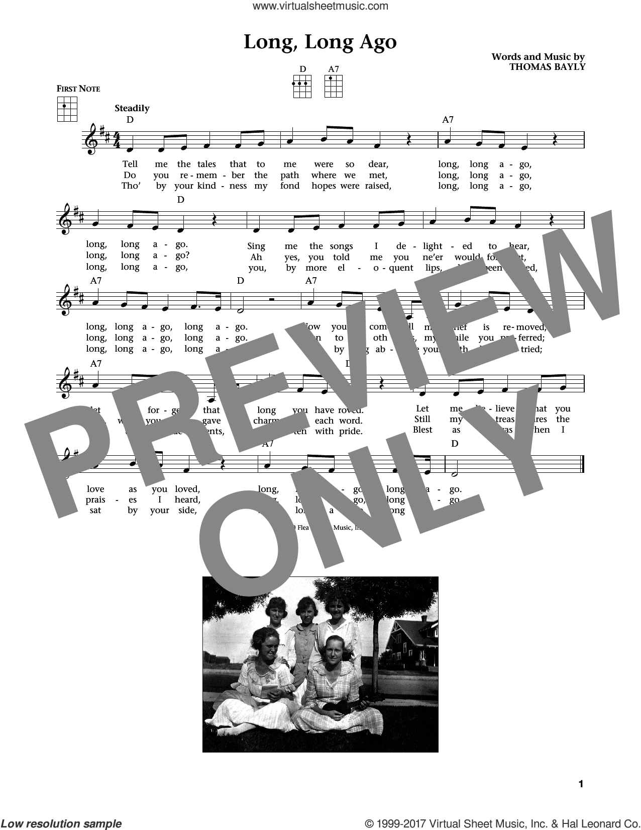 Long, Long Ago (from The Daily Ukulele) (arr. Liz and Jim Beloff)