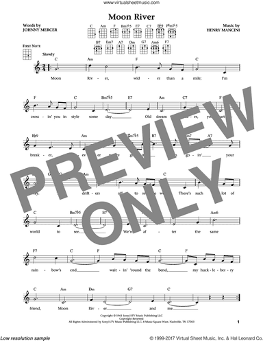 Moon River (from The Daily Ukulele) (arr. Liz and Jim Beloff)
