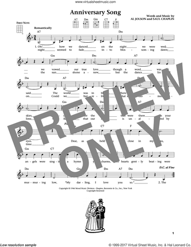 Anniversary Song (from The Daily Ukulele) (arr. Liz and Jim Beloff)
