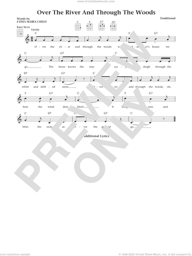 Over The River And Through The Woods (from The Daily Ukulele) (arr. Liz and Jim Beloff)