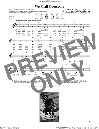 We Shall Overcome (from The Daily Ukulele) (arr. Liz and Jim Beloff)