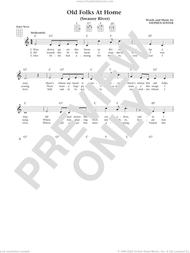 Old Folks At Home (Swanee River) (from The Daily Ukulele) (arr. Liz and Jim Beloff)