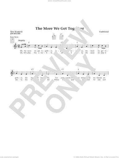 More We Get Together (from The Daily Ukulele) (arr. Liz and Jim Beloff)