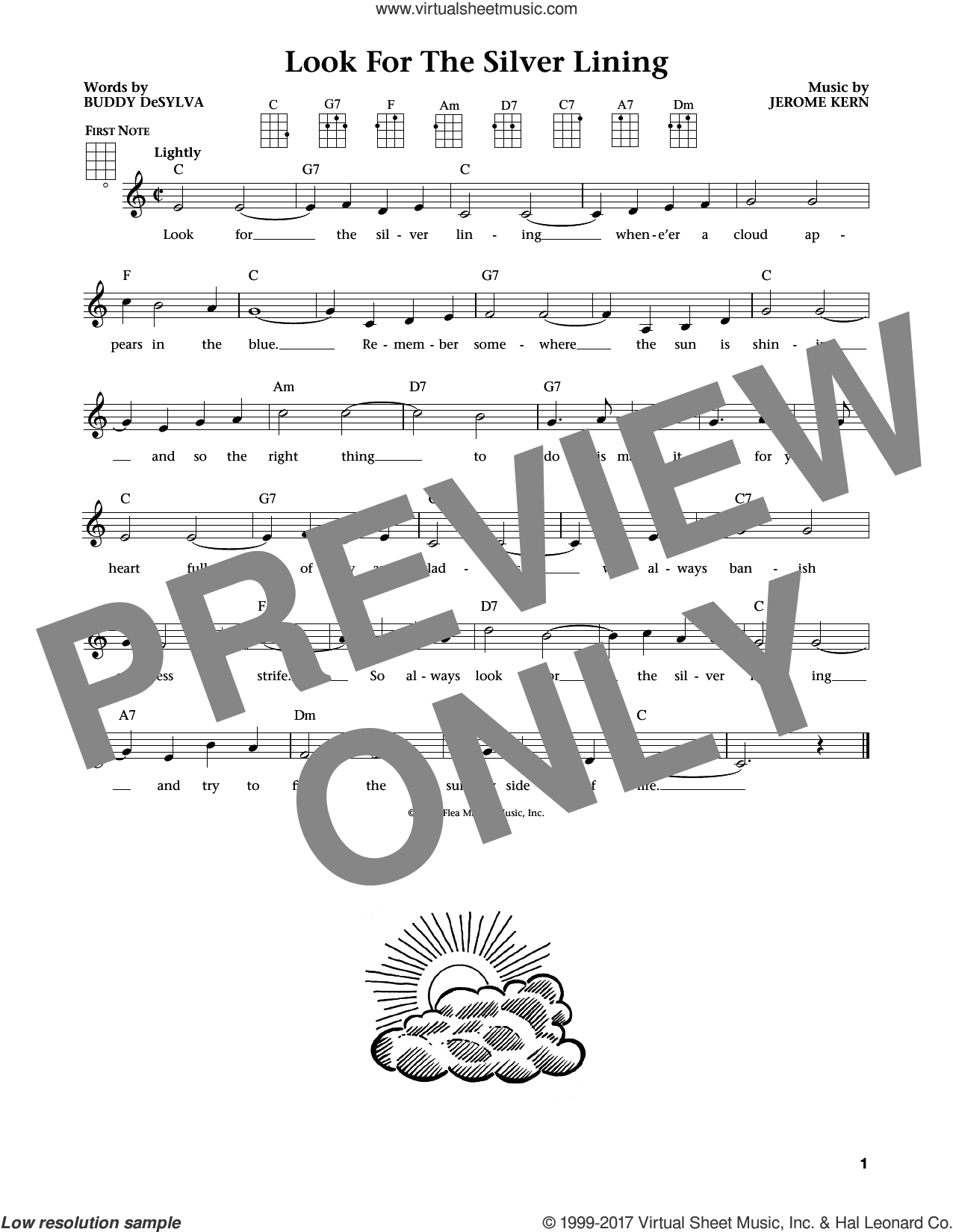 Look For The Silver Lining (from The Daily Ukulele) (arr. Liz and Jim Beloff)