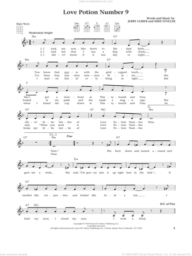 Love Potion Number 9 (from The Daily Ukulele) (arr. Liz and Jim Beloff)