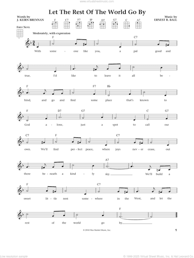 Let The Rest Of The World Go By (from The Daily Ukulele) (arr. Liz and Jim Beloff)