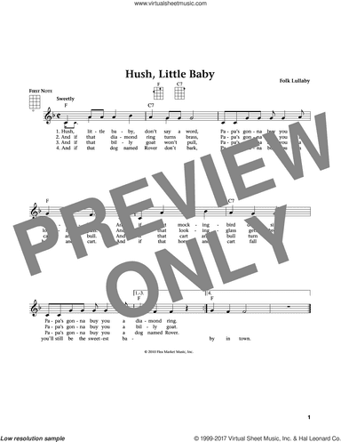 Hush, Little Baby (from The Daily Ukulele) (arr. Liz and Jim Beloff)