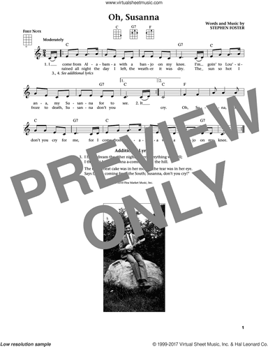 Oh! Susanna (from The Daily Ukulele) (arr. Liz and Jim Beloff)