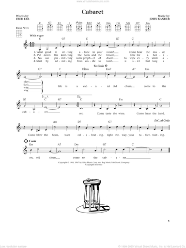 Cabaret (from The Daily Ukulele) (arr. Liz and Jim Beloff)