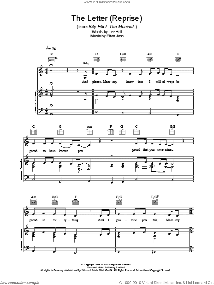 The Letter - Reprise