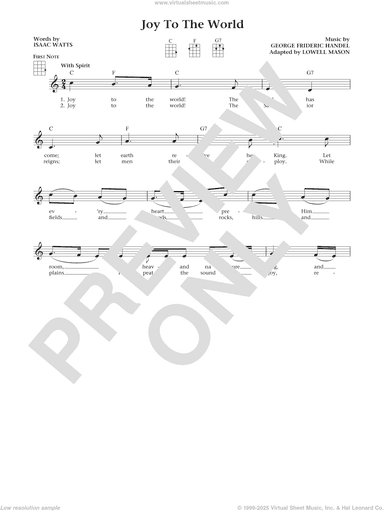 Joy To The World (from The Daily Ukulele) (arr. Liz and Jim Beloff)