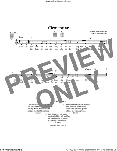(Oh, My Darling) Clementine (from The Daily Ukulele) (arr. Liz and Jim Beloff)