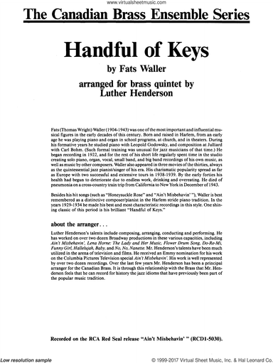 Handful of Keys (COMPLETE)
