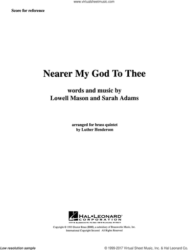 Nearer My God to Thee (COMPLETE)