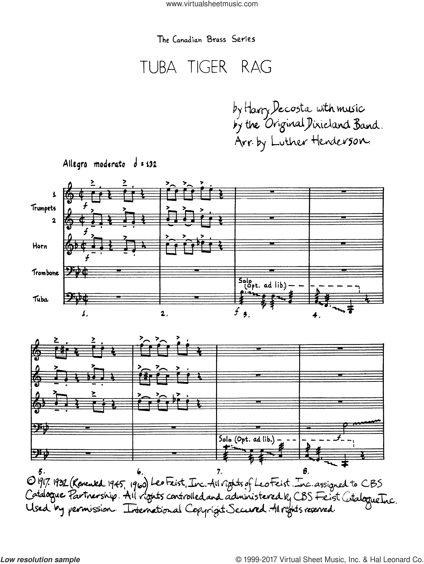 Tuba Tiger Rag (COMPLETE)