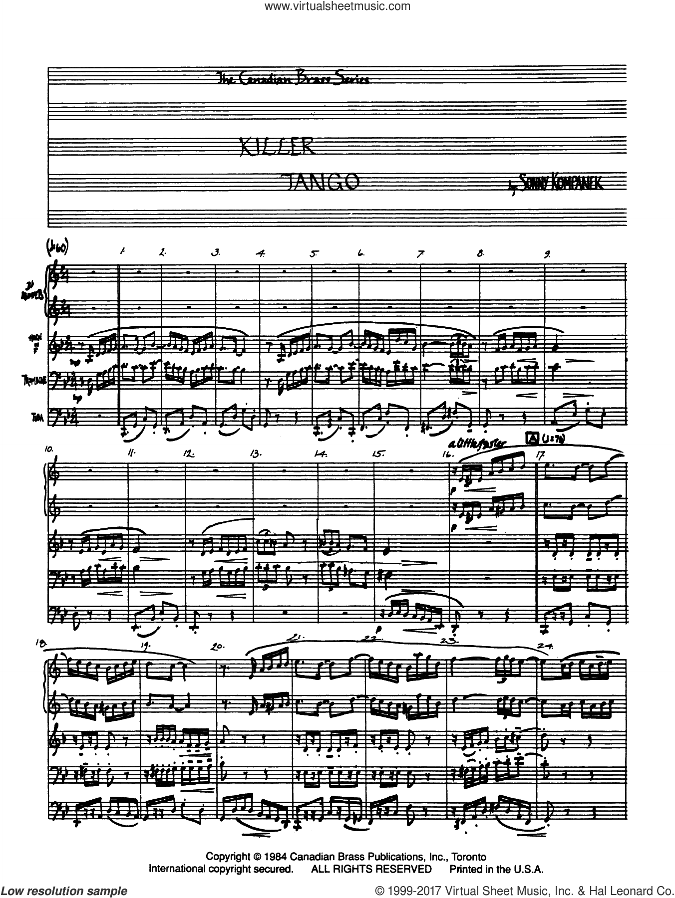 Killer Tango (COMPLETE)