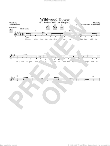 Wildwood Flower (from The Daily Ukulele) (arr. Liz and Jim Beloff)