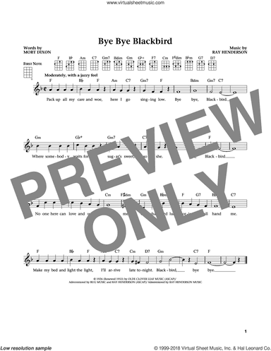 Bye Bye Blackbird (from The Daily Ukulele) (arr. Liz and Jim Beloff)