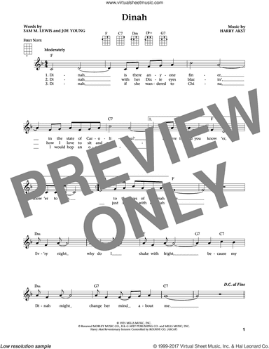 Dinah (from The Daily Ukulele) (arr. Liz and Jim Beloff)