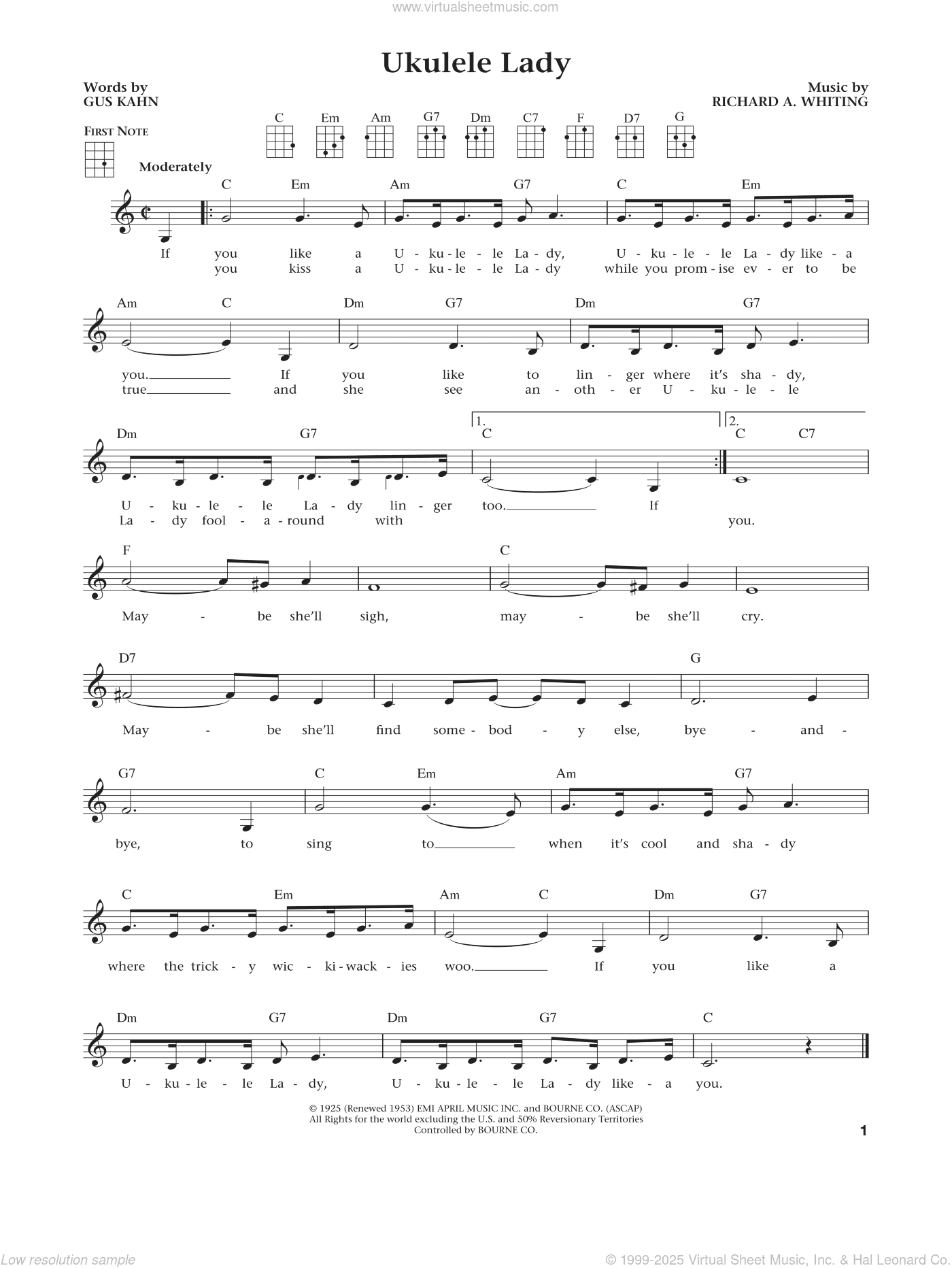 Ukulele Lady (from The Daily Ukulele) (arr. Liz and Jim Beloff)