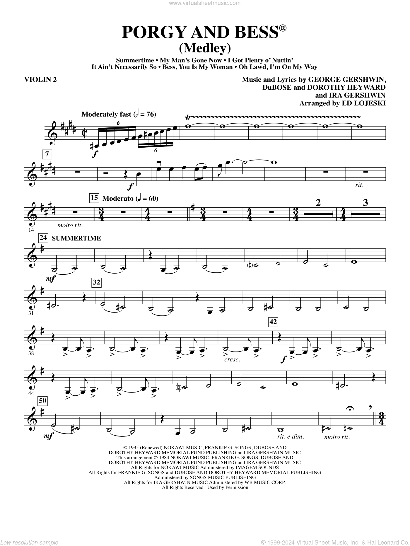 Porgy and Bess (Medley)