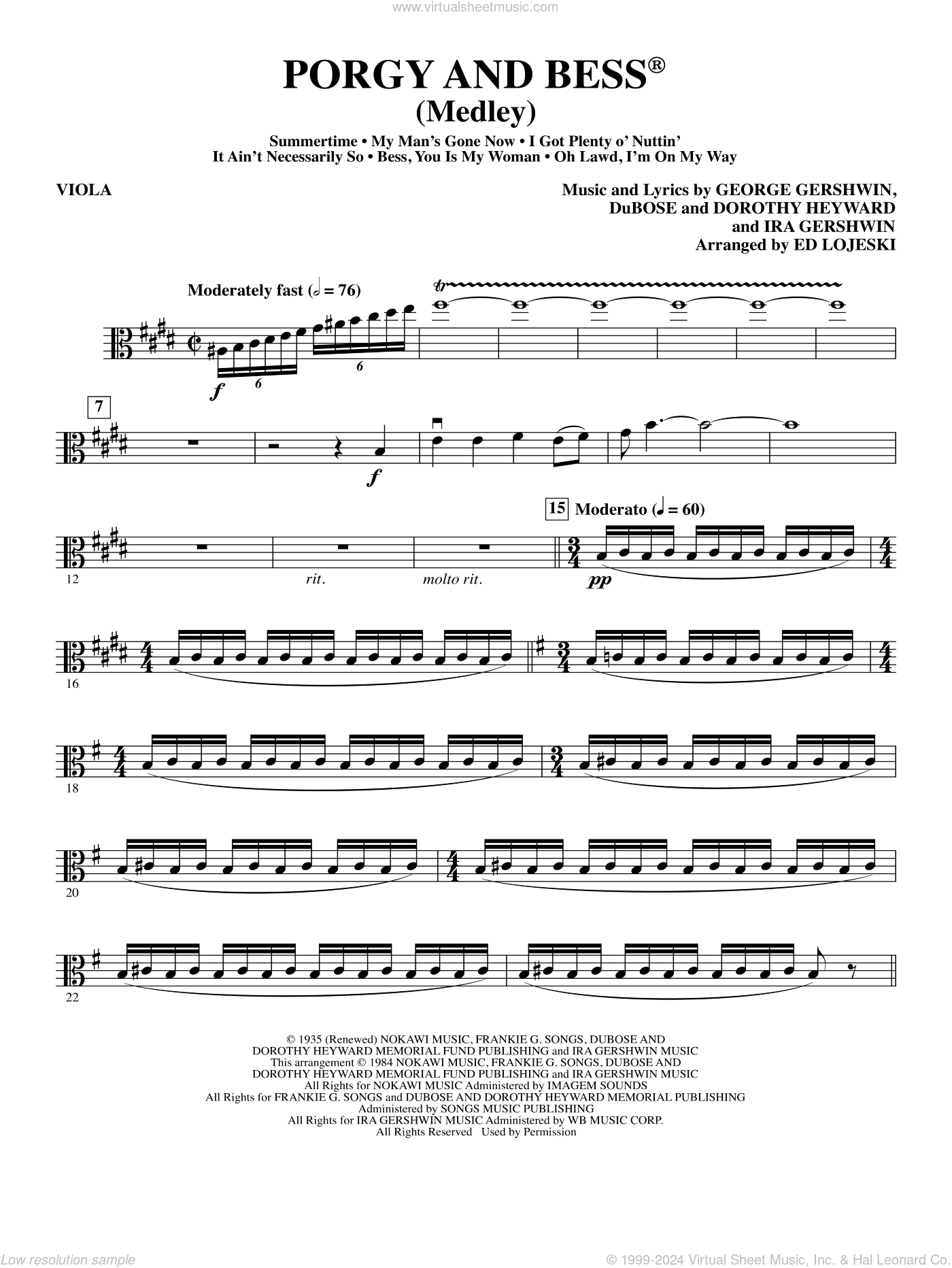 Porgy and Bess (Medley)
