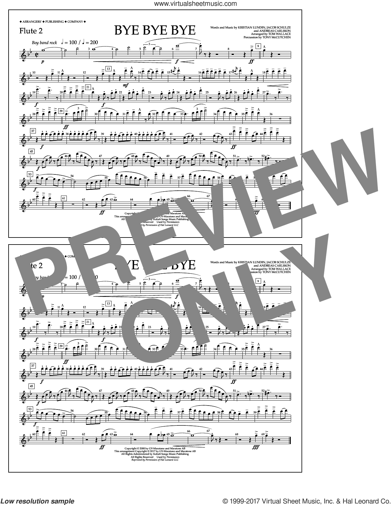 Bye Bye Bye (arr. Tom Wallace)