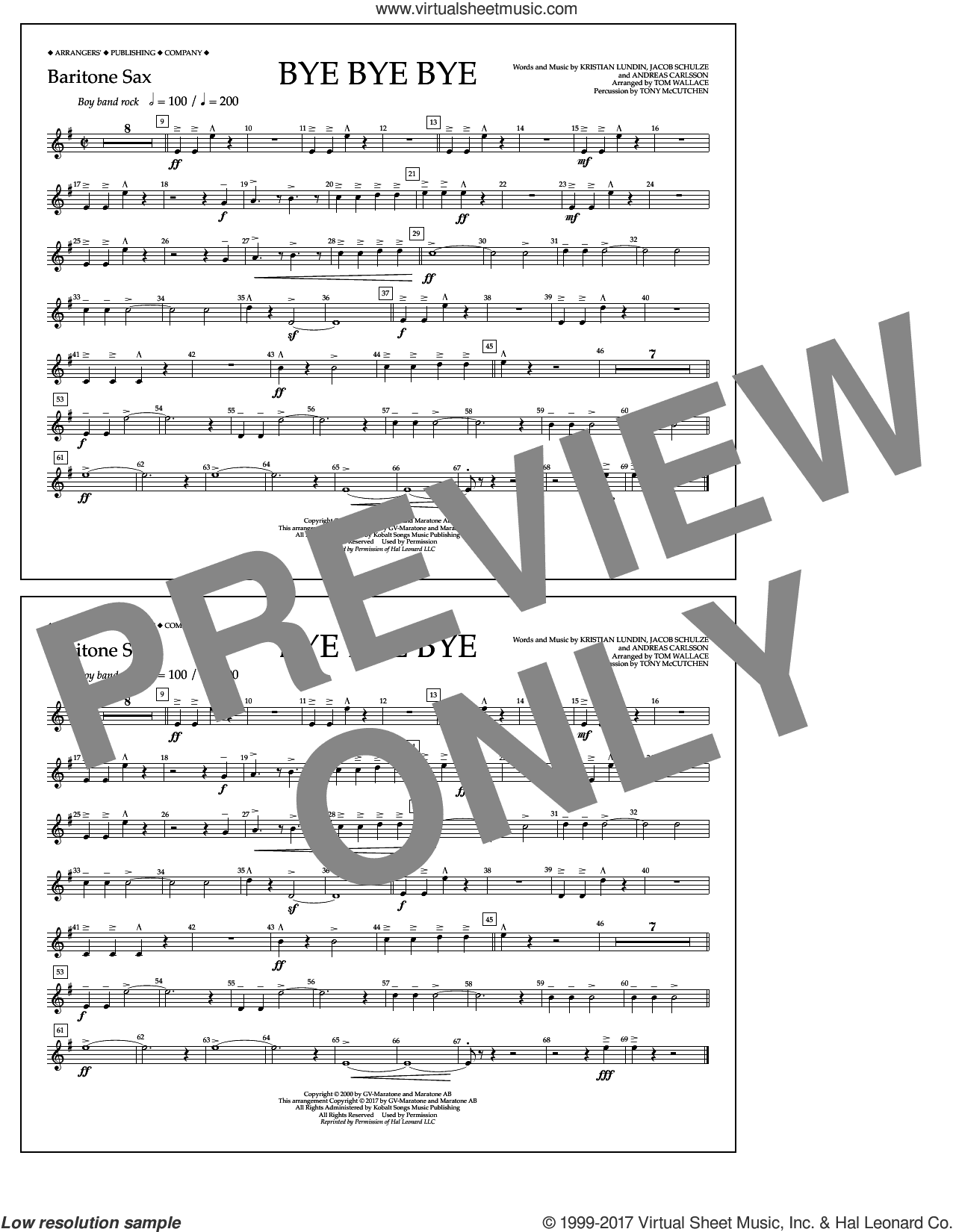 Bye Bye Bye (arr. Tom Wallace)