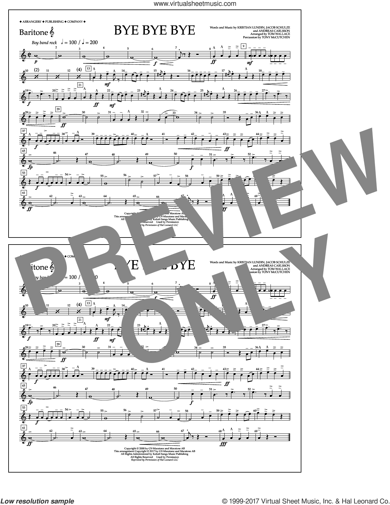 Bye Bye Bye (arr. Tom Wallace)
