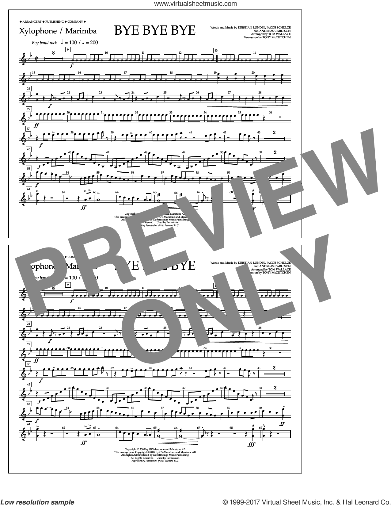 Bye Bye Bye (arr. Tom Wallace)