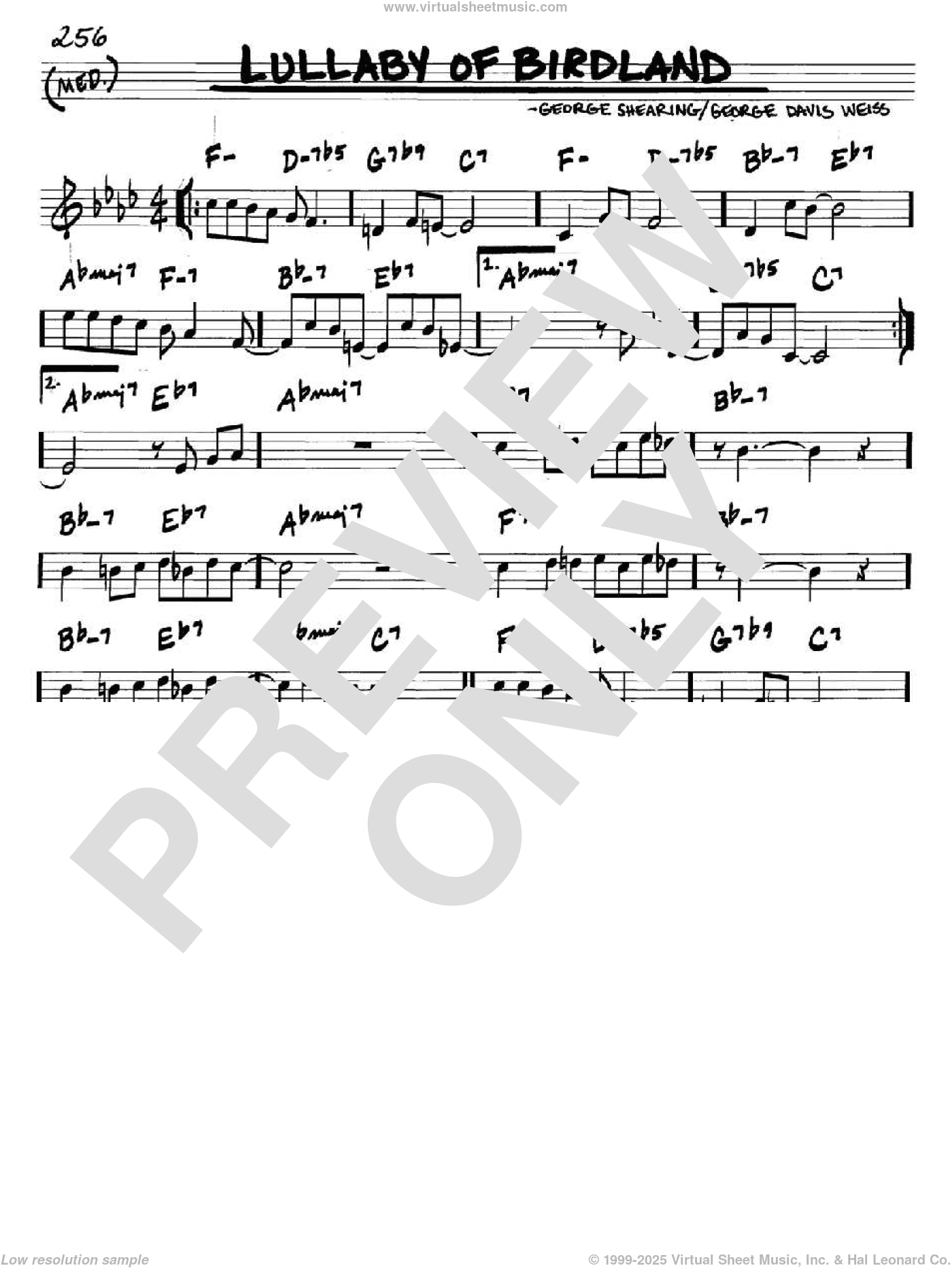 Lullaby Of Birdland