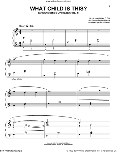 What Child Is This? [Classical version] (arr. Phillip Keveren)