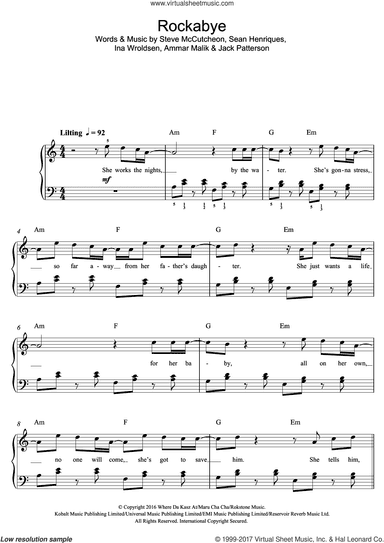 Rockabye (featuring Sean Paul and Anne-Marie)