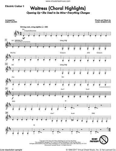 Waitress (Choral Highlights) (arr. Greg Gilpin)