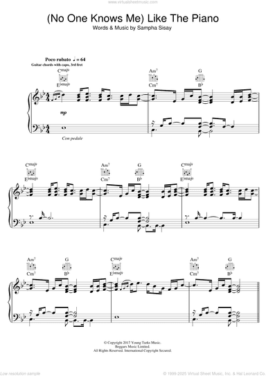(No One Knows Me) Like The Piano