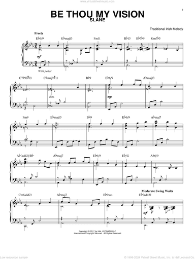 Be Thou My Vision [Jazz version] (arr. Brent Edstrom)