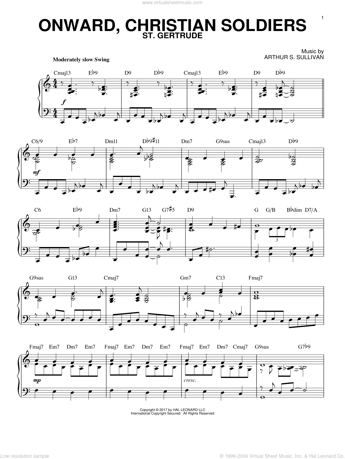 Onward, Christian Soldiers [Jazz version]