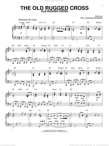 The Old Rugged Cross [Jazz version]