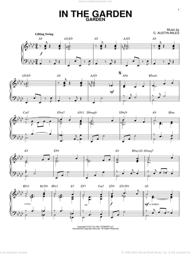 In The Garden [Jazz version]