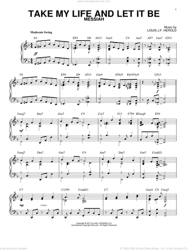 Take My Life And Let It Be [Jazz version]